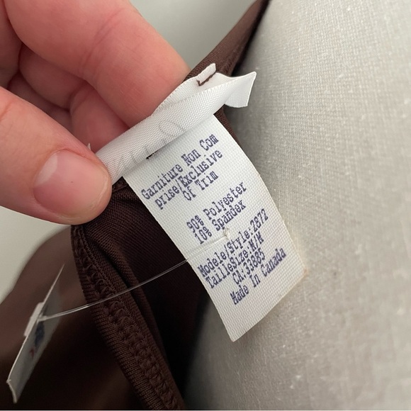 Vintage Y2K 90's Vanity Fair Lace Trim Brown Camisole Tank Top NEW Deadstock - Picture 5 of 7